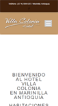 Mobile Screenshot of hotelvillacolonia.com